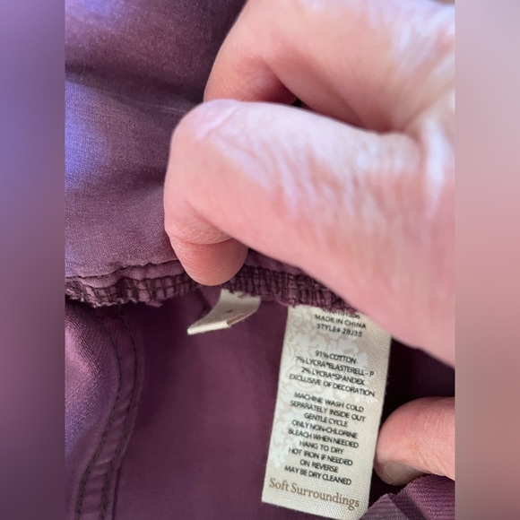 Soft Surroundings Women's Straight Leg Jeans - Dark Brown - Picture 9 of 10